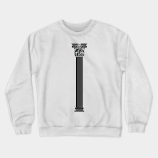 Black corinthian column Crewneck Sweatshirt